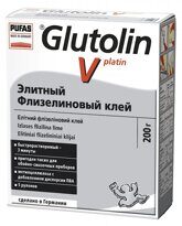 Обойный клей PUFAS Glutolin V platin Элитный Флизелиновый клей 5-6 рул (200 г)