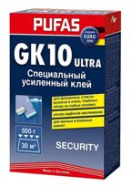 Обойный клей PUFAS Security GK 10 Специальный усиленный клей для обоев из стекловолокна и флизелина (500 г)